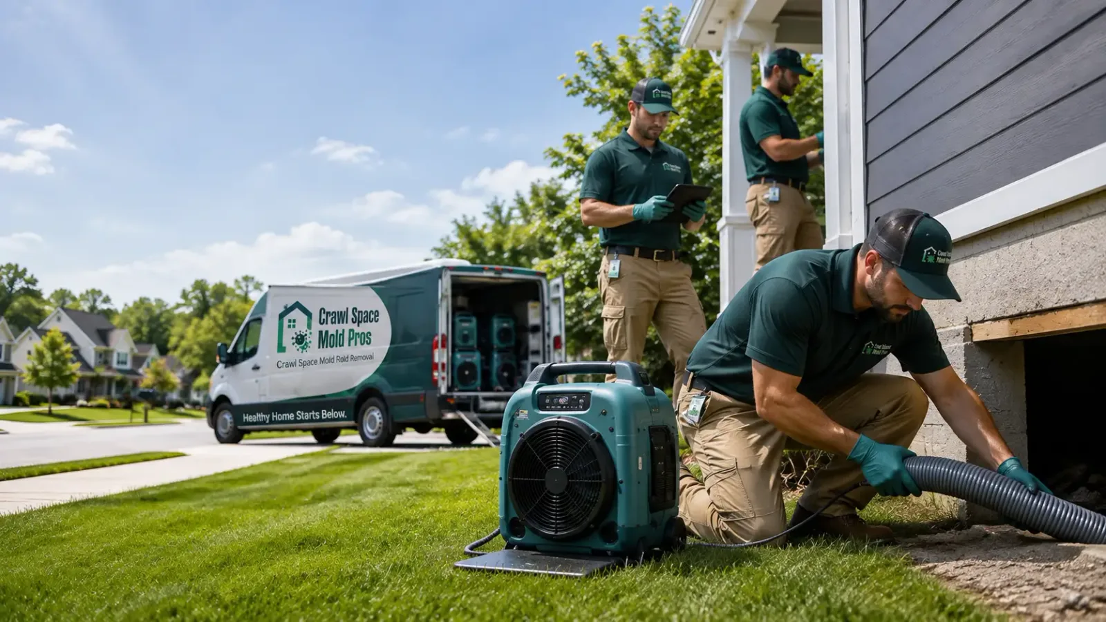 Crawl Space Mold Removal in Spearman, TX
